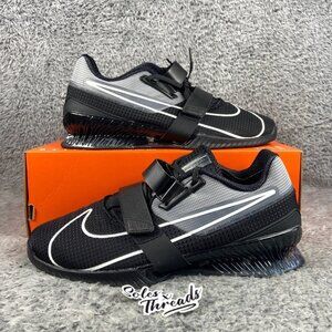 Nike Romaleos 4 Weightlifting Shoes Size 12 Men Black White CD3463-010